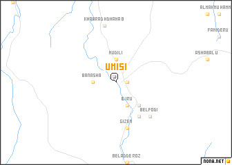 map of Umisi