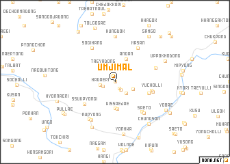 map of Ŭmjimal