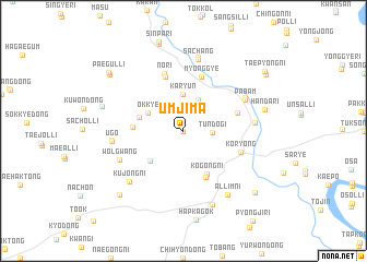 map of Ŭmjima