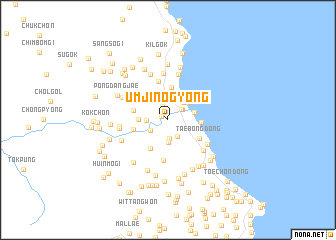 map of Ŭmjinogyŏng