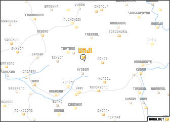 map of Ŭmji