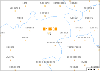 map of Um Kadu