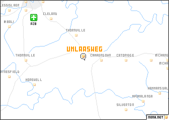 map of Umlaasweg