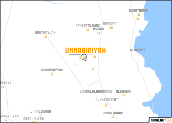 map of Umm ‘Ābirīyah