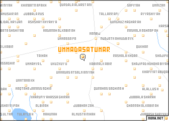 map of Umm ‘Adasat ‘Umar