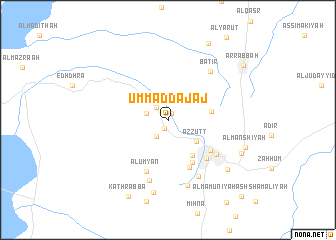 map of Umm ad Dajāj