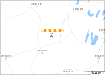 map of Umm ‘Ajājah