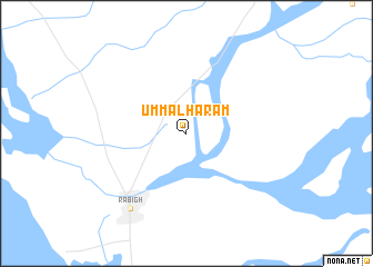map of Umm al Ḩaram