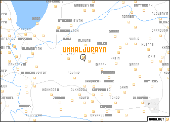 map of Umm al Jurayn