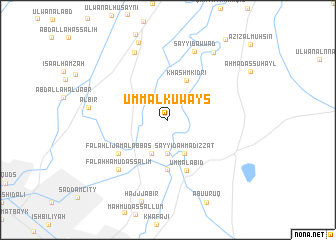 map of Umm al Kuways