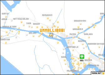 map of Umm al Libābī