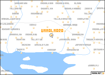 map of Umm al Mara