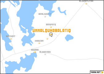 map of Umm al Quhāb al ‘Atīq