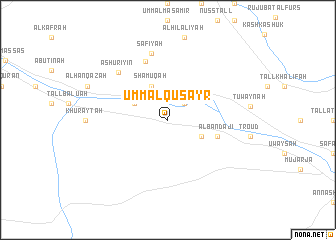 map of Umm al Quşayr