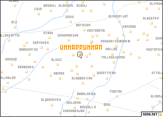 map of Umm ar Rummān