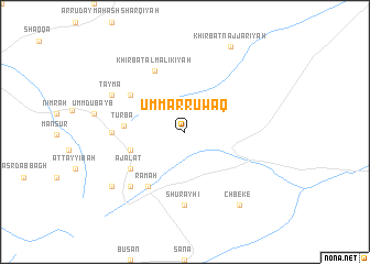 map of Umm ar Ruwāq