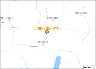 map of Umm ash Shaykh