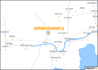 map of Umm ash Shuwayj