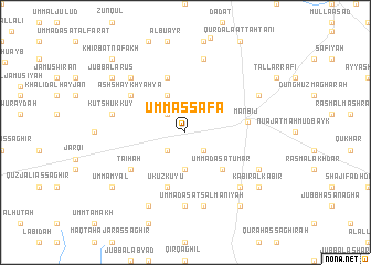 map of Umm aş Şafā