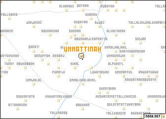 map of Umm at Tīnah