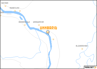 map of Umm Bārid