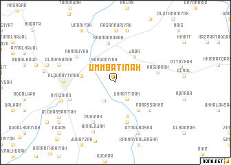 map of Umm Bāţinah