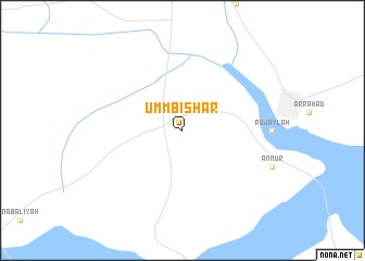 map of Umm Bishār