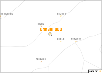 map of Umm Bunduq