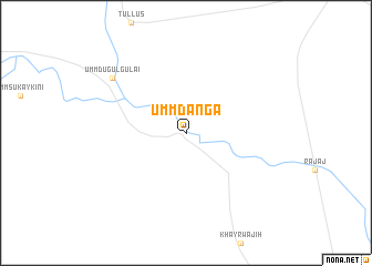 map of Umm Danga