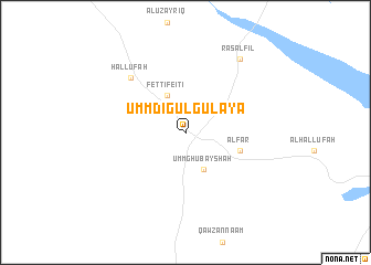 map of Umm Digulgulaya