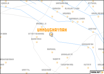 map of Umm Ḑughaynah