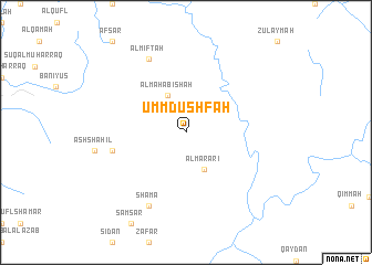 map of Umm Dushfah