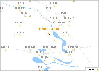 map of Ummeljoki