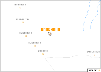 map of Umm Ghawr