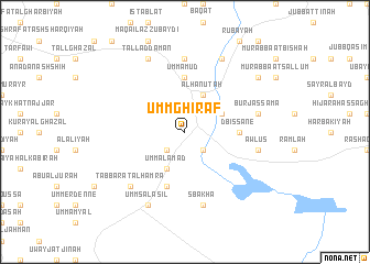 map of Umm Ghirāf