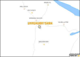 map of Umm Ghubayshah