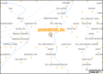 map of Umm Harmalah