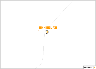 map of Umm Ḩawsh