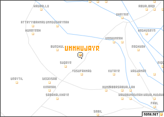 map of Umm Ḩujayr