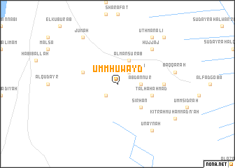 map of Umm Huwayd