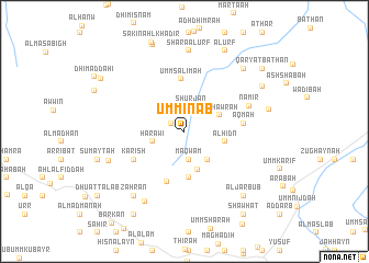 map of Umm ‘Inab