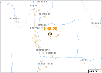 map of Umm ‘Irq