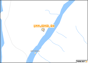 map of Umm Jamālah
