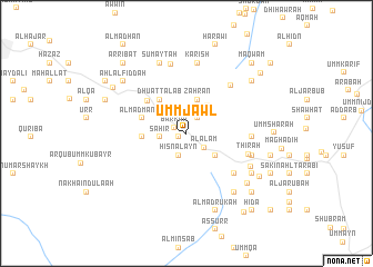 map of Umm Jawl