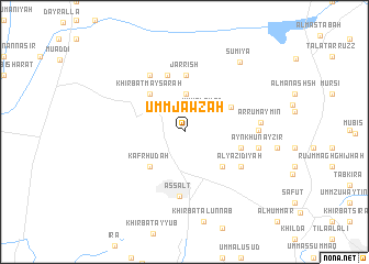 map of Umm Jawzah