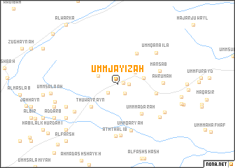 map of Umm Jāyizah