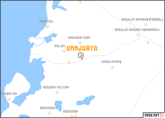 map of Umm Ju‘ayd