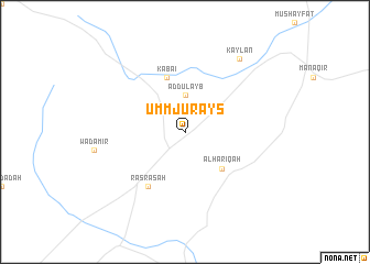 map of Umm Jurays