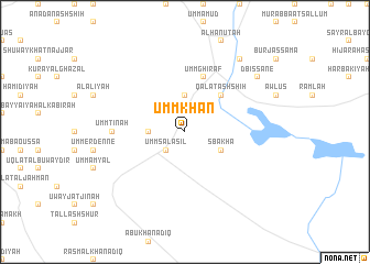 map of Umm Khān