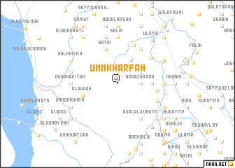 map of Umm Kharfah
